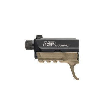 Pistola Smith & Wesson M&P®22 COMPACT CERAKOTE® FLAT DARK EARTH THREADED BARREL 02