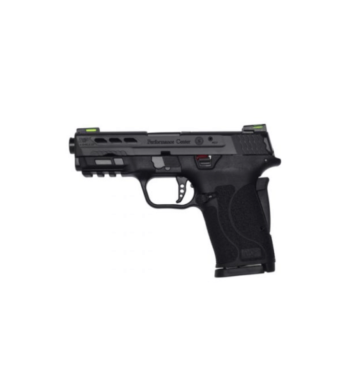 Pistola Smith & Wesson, modelo M&P9 Shield EZ Ported Black, cañón 3,8”, calibre 9mm, capacidad 8+1Rd.